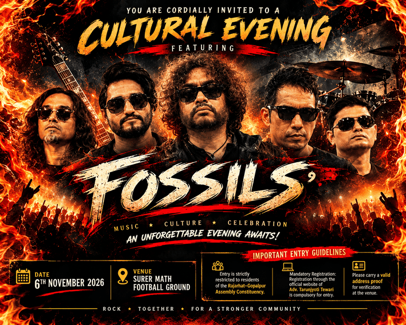 Cultural Evening featuring Fossils — 6th November 2026