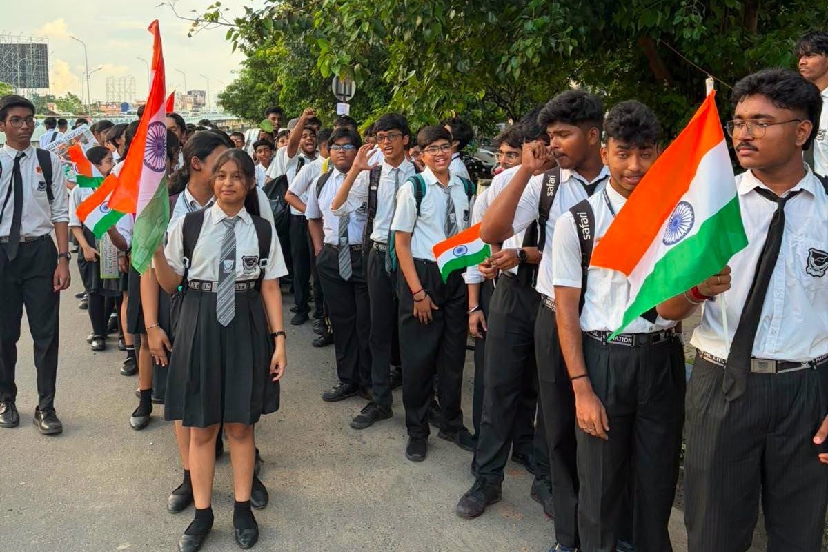 Tiranga Yatra in Rajarhat-Gopalpur Assembly