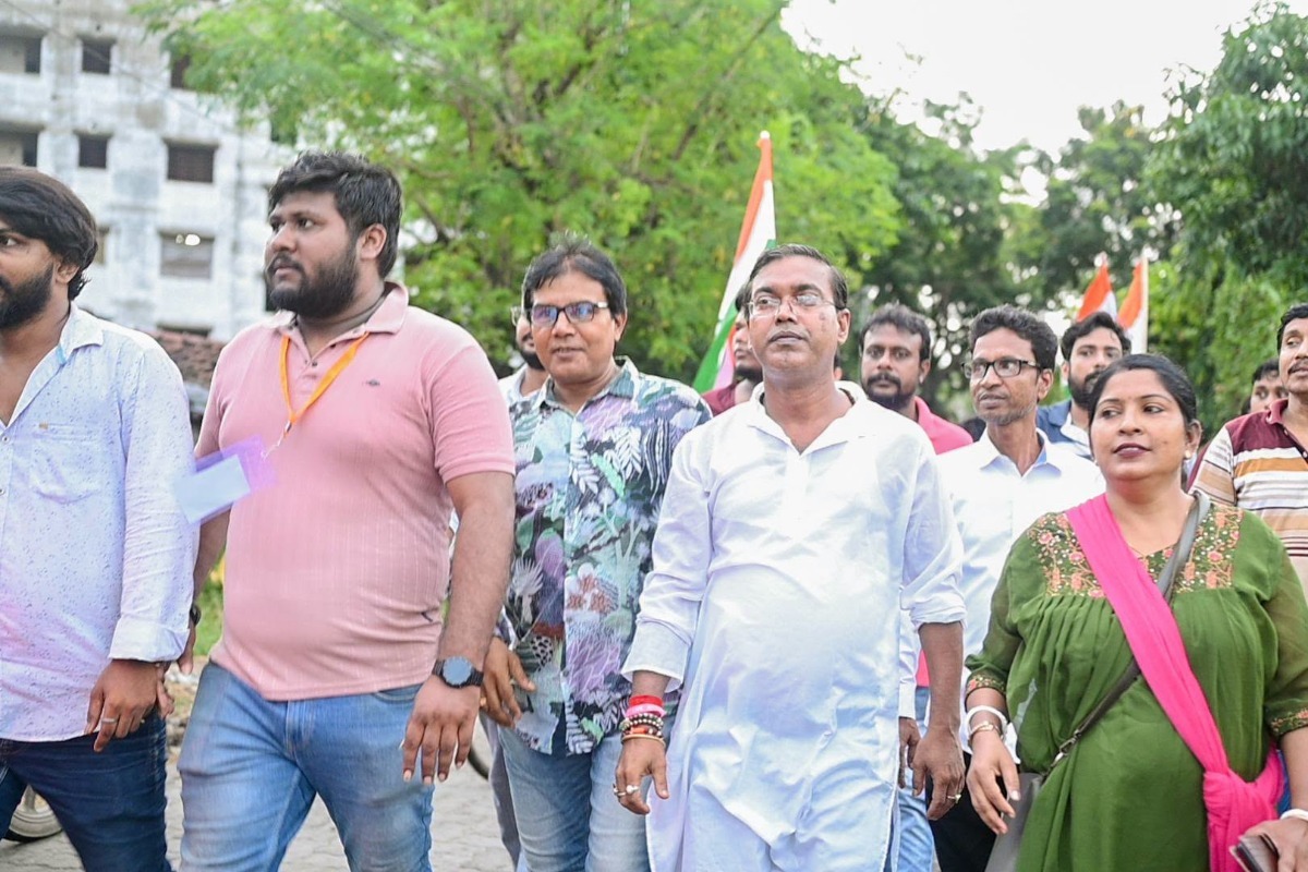 Tiranga Yatra in Rajarhat-Gopalpur Assembly