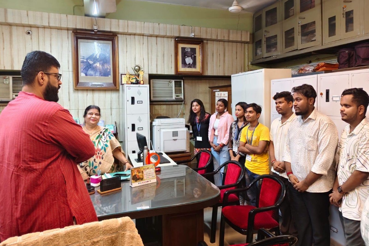 Assuming Office as President of the Governing Body of Gurudass College