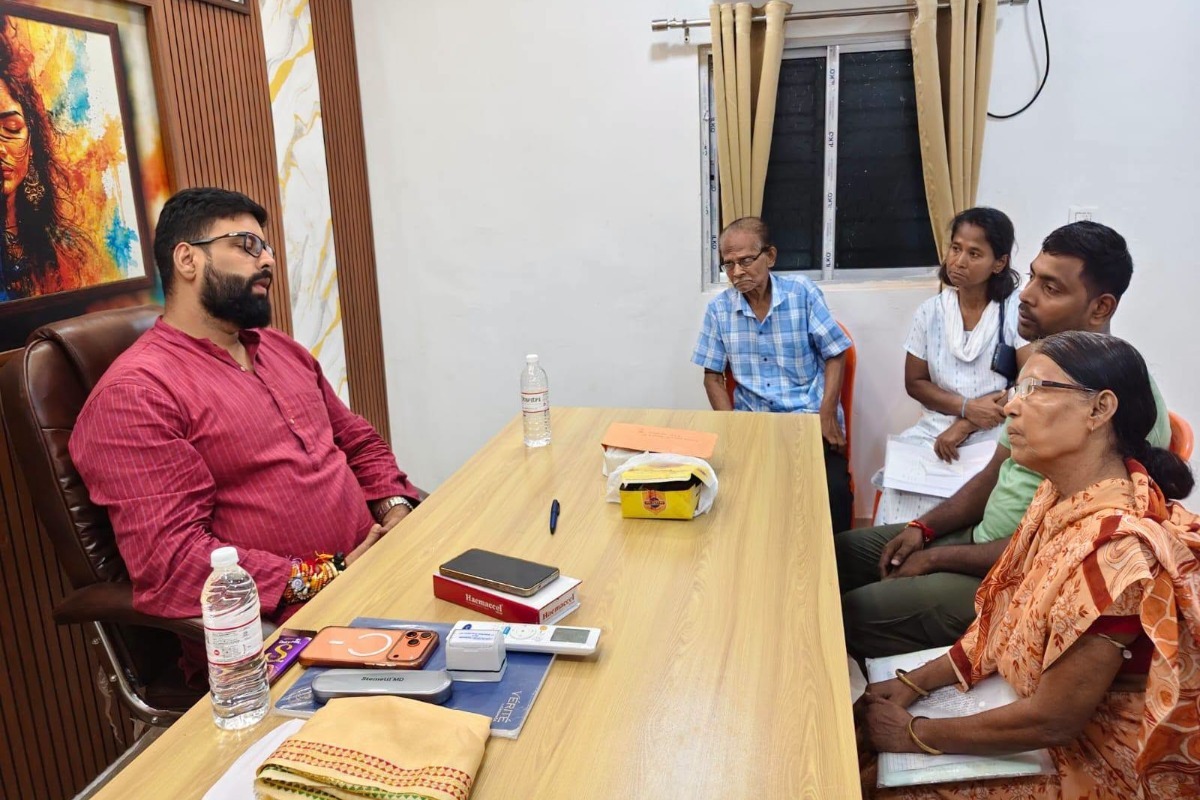 Interaction with the People at Kestapur Janata Office
