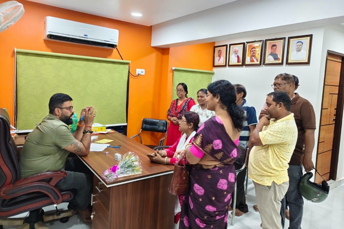 Visit at Satgachi Janata Office