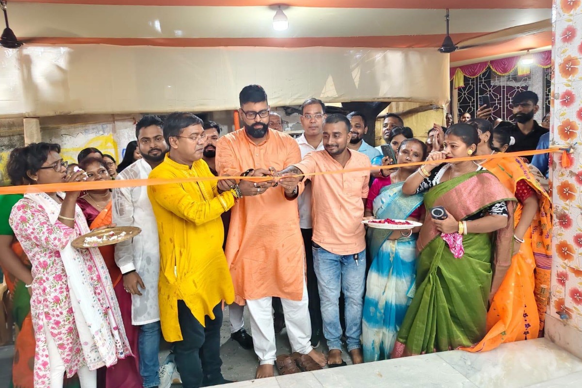 Visited Siddharth Nagar, Ward 25, Mandal 3, for Durga Puja