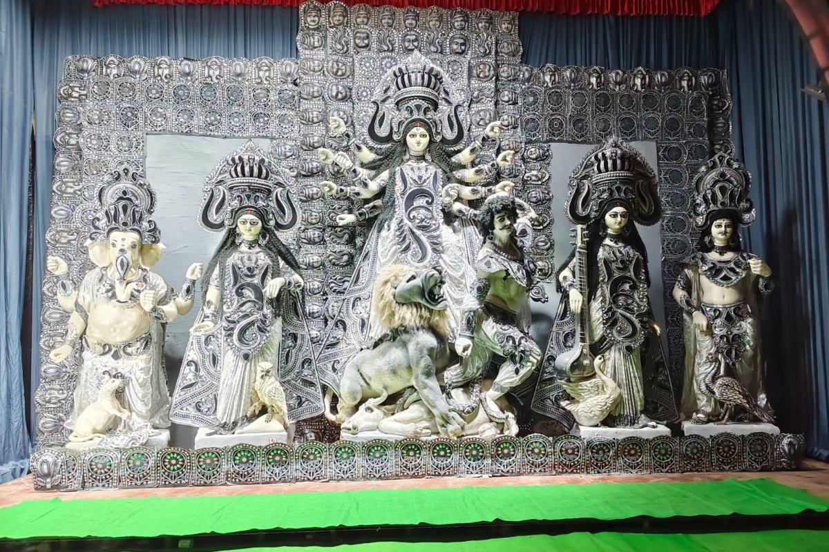 Attended the Durga Puja Celebration at Progressive Association, Ward 24, Block 3