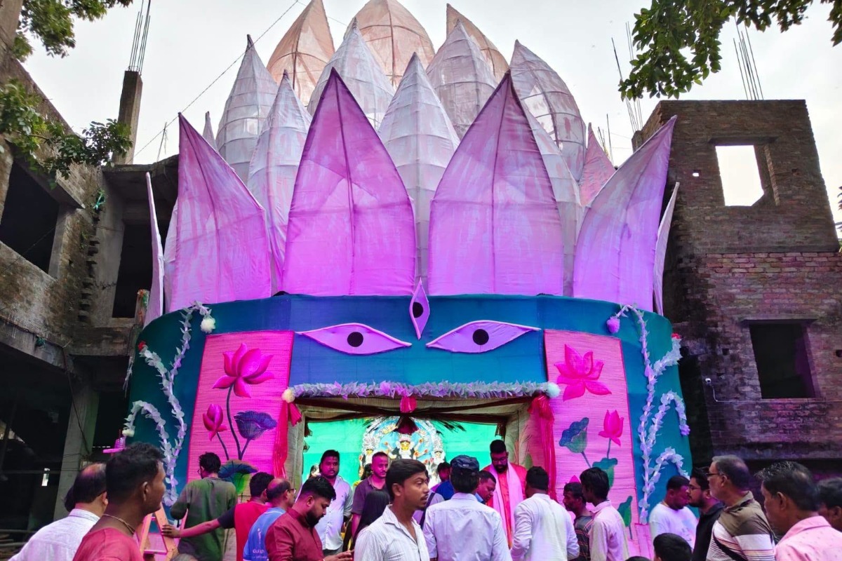 Visited Nabodaya Sangha Durga Puja, Ward 18, Mandal 3, Rajarhat Gopalpur Assembly Constituency