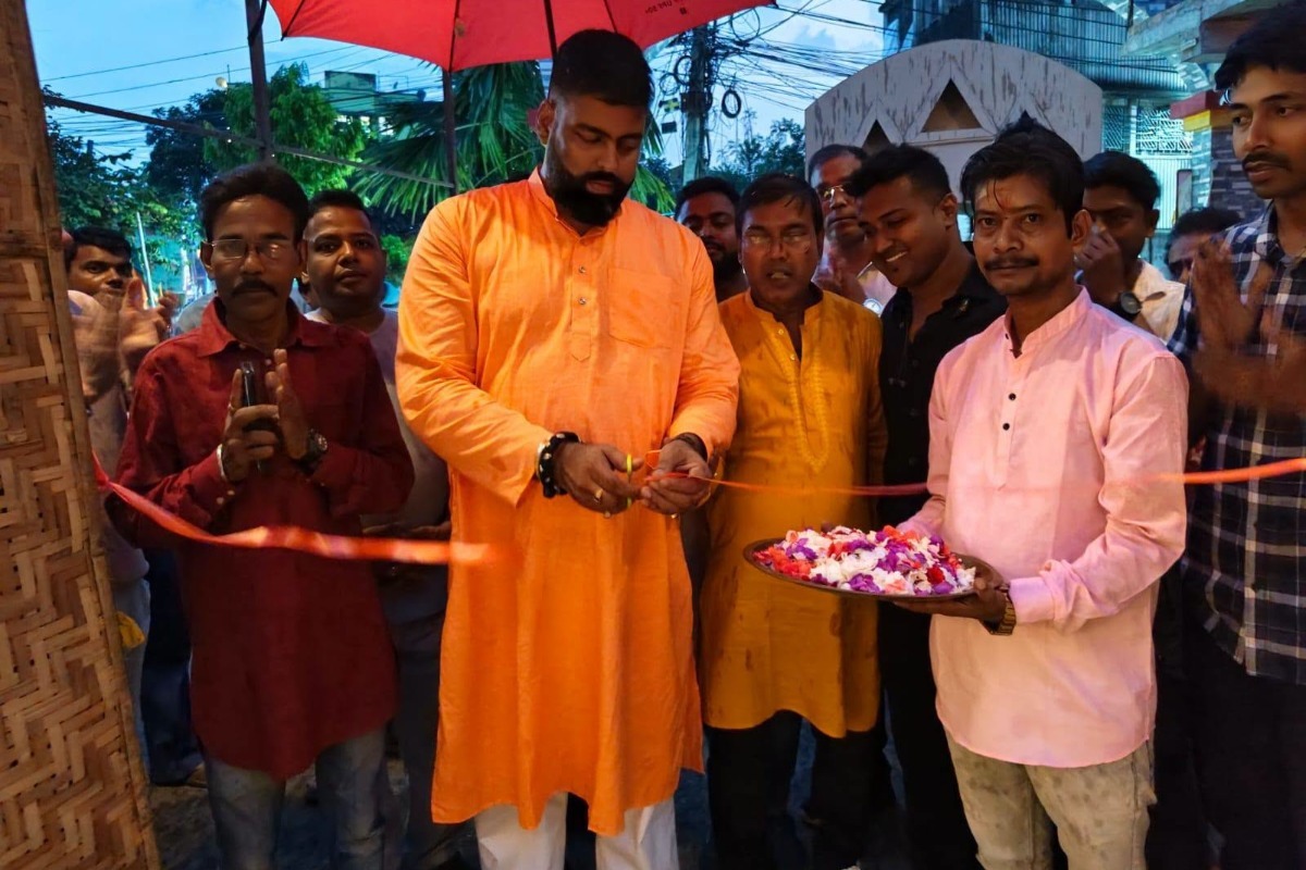 Visited Child Welfare Association Durga Puja, Ward 11, Mandal 1, Rajarhat Gopalpur Assembly Constituency