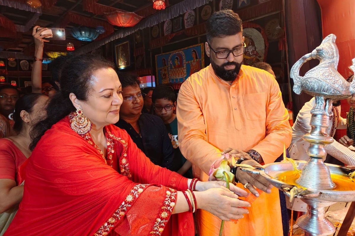Visited Baguiya Subhash Sangha Durga Puja, Ward 16, Mandal 1, Rajarhat Gopalpur Assembly Constituency