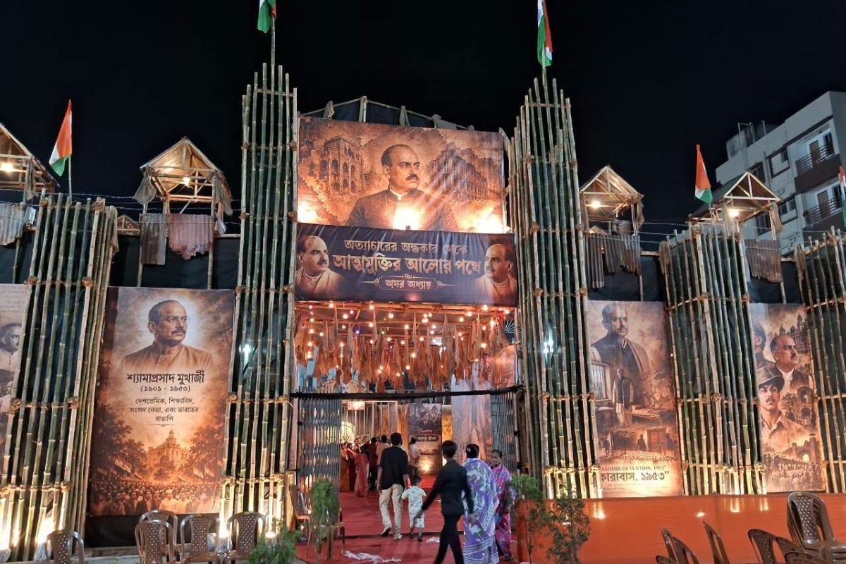 Visited Kestpur Ramakrishna Palli Adibasi Vrind Durga Puja, Ward 26, Mandal 3, Rajarhat Gopalpur Assembly Constituency