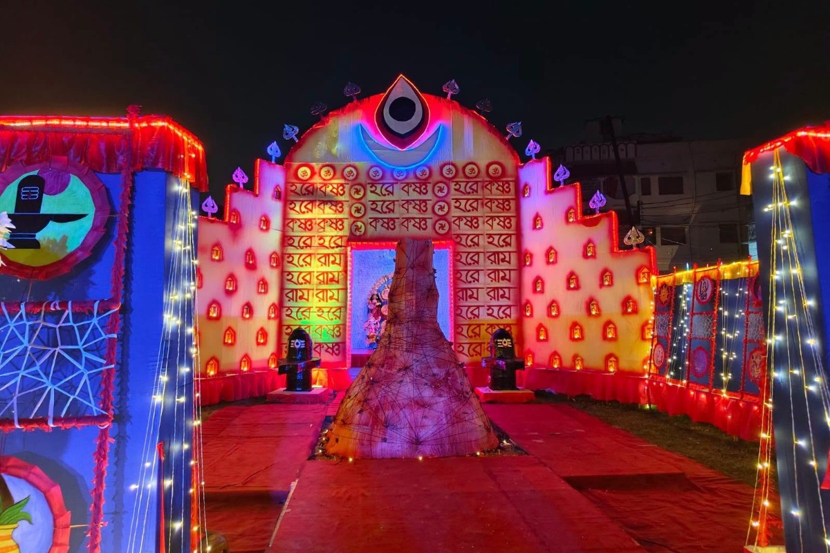 Visited Narantala Sarbajanin Durgotsav, Ward 18, Mandal 3, Rajarhat Gopalpur Assembly Constituency