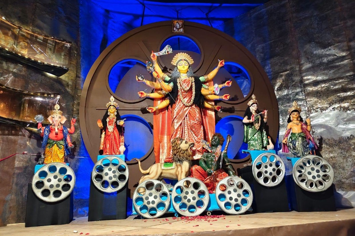 Visited Baguiya Nirbik Sangha Durga Puja, Ward 16, Mandal 1, Rajarhat Gopalpur Assembly Constituency