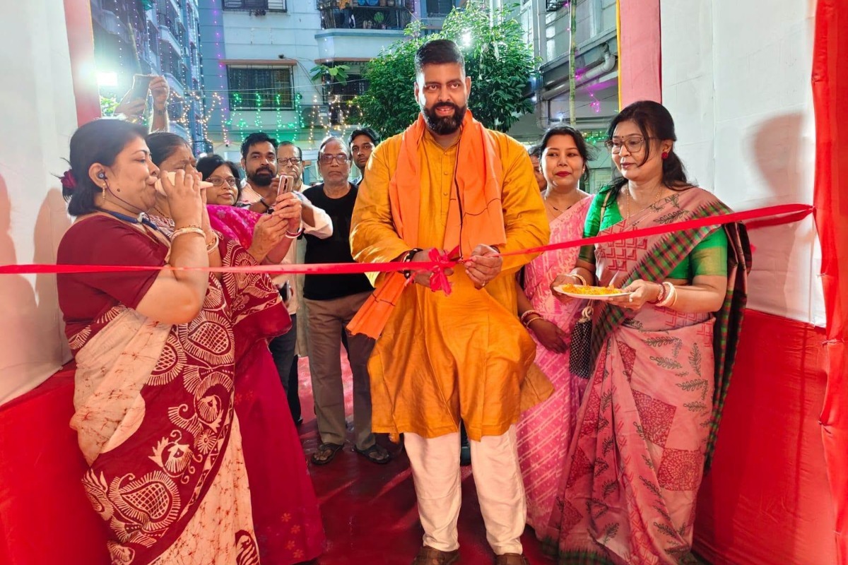 Visited Meena Residency Durga Puja, Mandal 1, Rajarhat-Gopalpur Assembly Constituency
