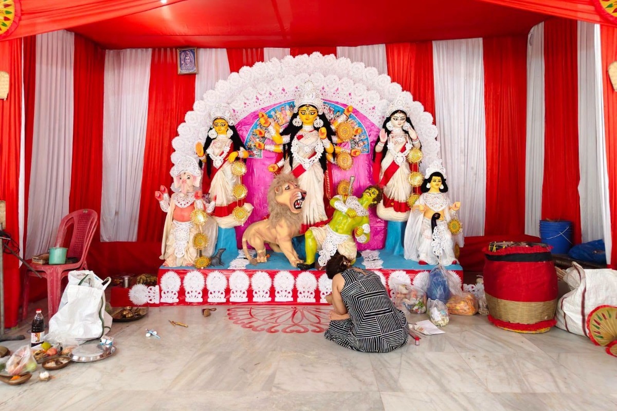 Attended Various Durga Puja Inauguration Ceremonies in Tegharia, Rajarhat-Gopalpur Assembly Constituency