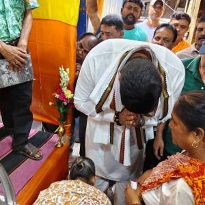 Attended cloth distribution ceremony organized by Baguiati Hawker Union - Photo 4