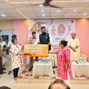 Thanks to the Honorable Suvendu Adhikari, the Chief Minister of West Bengal... Today, a cheque of 1 lakh taka was handed over to various puja committees under Nagerbazar police station. - Photo 4