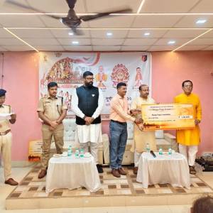 Thanks to the Honorable Suvendu Adhikari, the Chief Minister of West Bengal... Today, a cheque of 1 lakh taka was handed over to various puja committees under Nagerbazar police station. - Photo 10