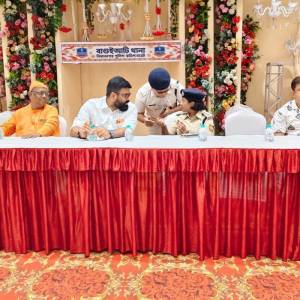 The government has provided grants to various puja committees in the airport and Baguiati police station area today. - Photo 6