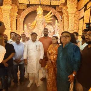 Attended the Durga Puja Inauguration Ceremony at Kestapur Profull Kanan in the Presence of Central Minister Dr. Sukanta Majumdar - Photo 10