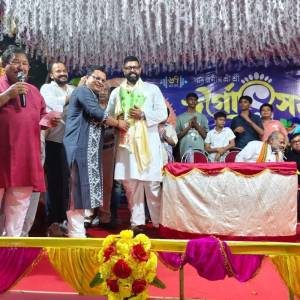 MLA Tarunjyoti Tewari Attends the Mandap Inauguration Ceremony of Dakshinpara Youth Council - Photo 4