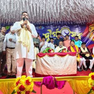 MLA Tarunjyoti Tewari Attends the Mandap Inauguration Ceremony of Dakshinpara Youth Council - Photo 5