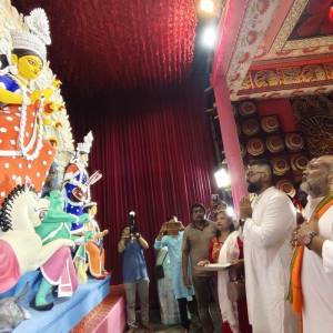 MLA Tarunjyoti Tewari Attends the Mandap Inauguration Ceremony of Dakshinpara Youth Council - Photo 6