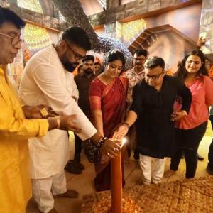 MLA Tarunjyoti Tewari Attends the Durga Puja Inauguration Ceremony at Kestapur Masterda Smriti Sangha - Photo 1