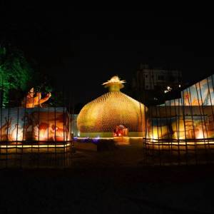 MLA Tarunjyoti Tewari Attends the Durga Puja Inauguration Ceremony at Kestapur Masterda Smriti Sangha - Photo 3