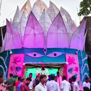 Visited Nabodaya Sangha Durga Puja, Ward 18, Mandal 3, Rajarhat Gopalpur Assembly Constituency - Photo 1