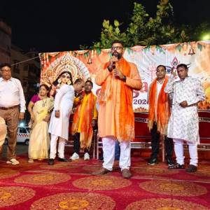Visited Teghoria Dhalipara Nagarik Brinda Samiti Durga Puja, Ward 6, Mandal 1, Rajarhat Gopalpur Assembly Constituency - Photo 1