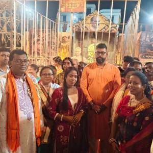 Visited Kestpur Ramakrishna Palli Adibasi Vrind Durga Puja, Ward 26, Mandal 3, Rajarhat Gopalpur Assembly Constituency - Photo 5