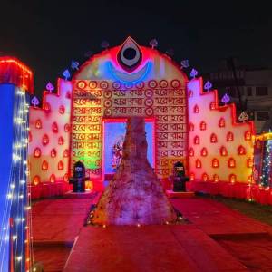 Visited Narantala Sarbajanin Durgotsav, Ward 18, Mandal 3, Rajarhat Gopalpur Assembly Constituency - Photo 1