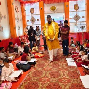 At the inauguration of the puja at Chinara Park Association - Photo 3