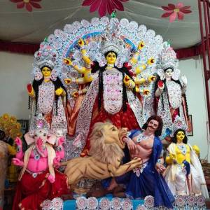 Attended the Durga Puja at Debjit’s Residence on His Invitation, Rajarhat Gopalpur Assembly Constituency - Photo 1