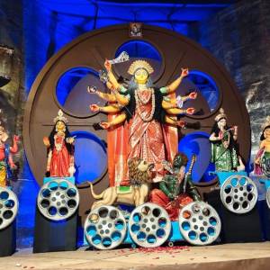 Visited Baguiya Nirbik Sangha Durga Puja, Ward 16, Mandal 1, Rajarhat Gopalpur Assembly Constituency - Photo 1