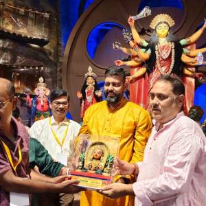 Visited Baguiya Nirbik Sangha Durga Puja, Ward 16, Mandal 1, Rajarhat Gopalpur Assembly Constituency - Photo 3