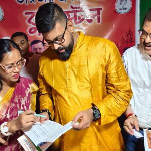 Inaugurated the BJP Booth Stall, Ward 17, Mandal 1, Rajarhat-Gopalpur Assembly Constituency - Photo 2