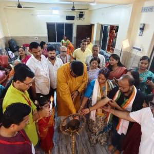 Visited Debi Nibas Complex, Dakshin Dum Dum Municipality, Rajarhat-Gopalpur Assembly Constituency for Durga Puja - Photo 2