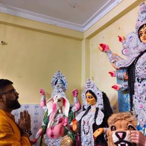 Visited Ajaynagar, Dakshin Dum Dum Municipality, Rajarhat-Gopalpur Assembly Constituency, for Durga Puja - Photo 1