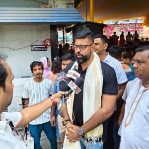 Distributed Durga Puja Gifts to Local Residents in Front of Tegharia Loknath Temple - Photo 4