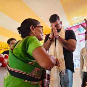 Distributed Durga Puja Gifts to Local Residents in Front of Tegharia Loknath Temple - Photo 5