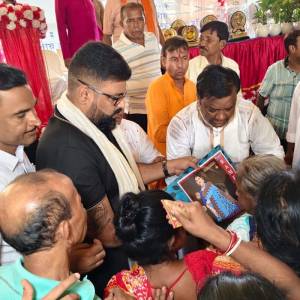 Distributed Durga Puja Gifts to Local Residents in Front of Tegharia Loknath Temple - Photo 6