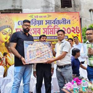 Attended the Durga Puja Inauguration Ceremony at Tegharia Durgotsav Samiti - Photo 6