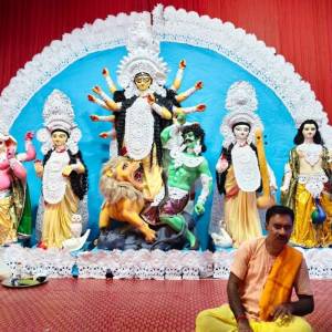 Attended the Durga Puja Inauguration Ceremony at Tegharia Uttal Taranga Club - Photo 4