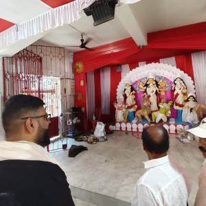 Attended Various Durga Puja Inauguration Ceremonies in Tegharia, Rajarhat-Gopalpur Assembly Constituency - Photo 3