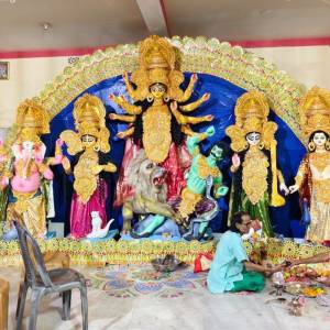 Attended Various Durga Puja Inauguration Ceremonies in Tegharia, Rajarhat-Gopalpur Assembly Constituency - Photo 9
