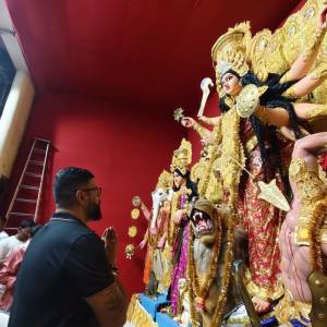 Visited Shyamnagar Sarbajanin Durgotsav Committee Durga Puja, Ward 27, Mandal 2, Rajarhat-Gopalpur Assembly Constituency - Photo 3