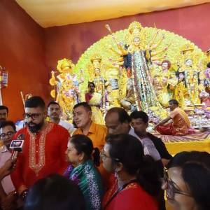 Visited Kshudiram Colony Sarbajanin Durgotsav Committee Durga Puja, Mandal 2, Rajarhat-Gopalpur Assembly Constituency - Photo 3