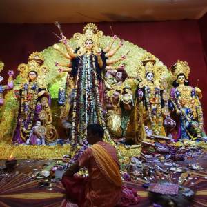 Visited Kshudiram Colony Sarbajanin Durgotsav Committee Durga Puja, Mandal 2, Rajarhat-Gopalpur Assembly Constituency - Photo 7